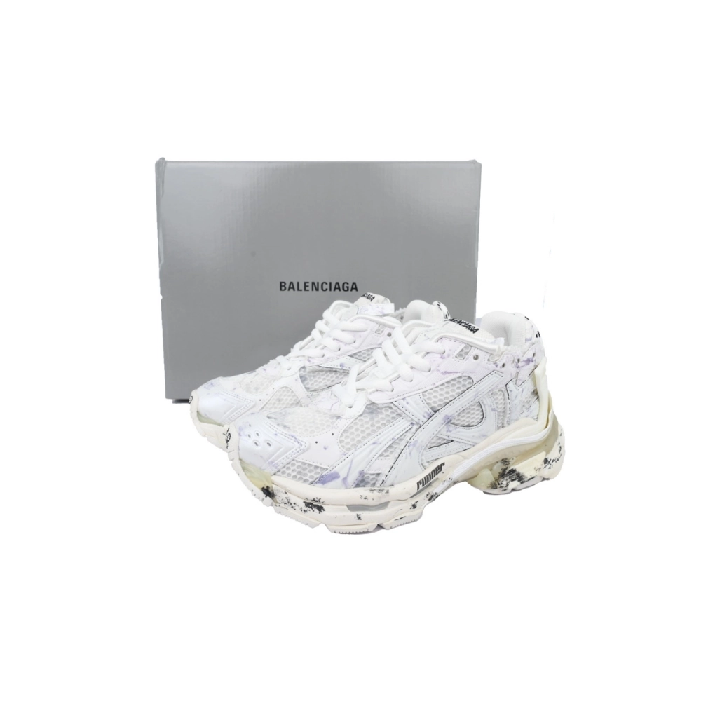 Balenciaga Runner Sneaker White Graffiti 772767 W3RNY 2301