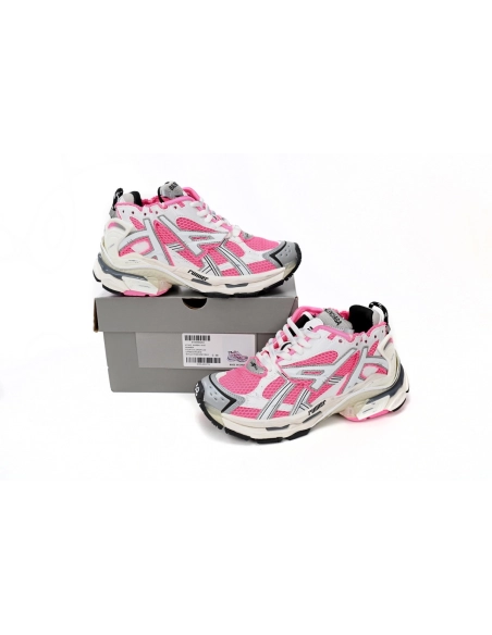 Balenciaga Runner White Red Powder 677402W3RBN9155