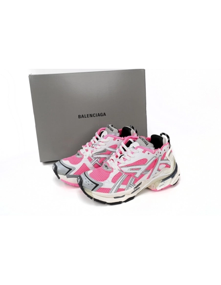 Balenciaga Runner White Red Powder 677402W3RBN9155