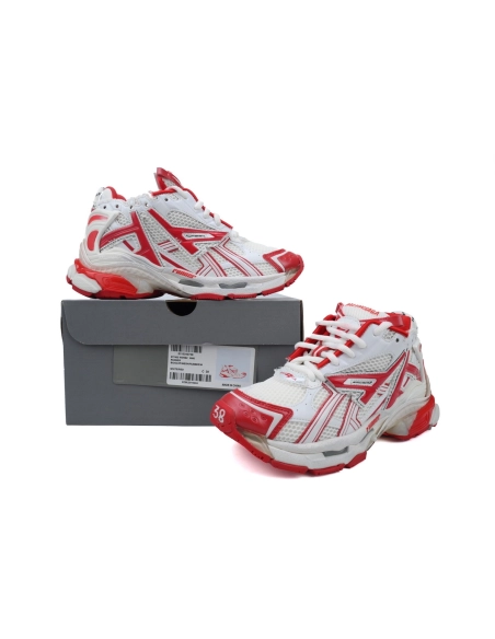 Balenciaga Runner White Red 677402W3RB29060