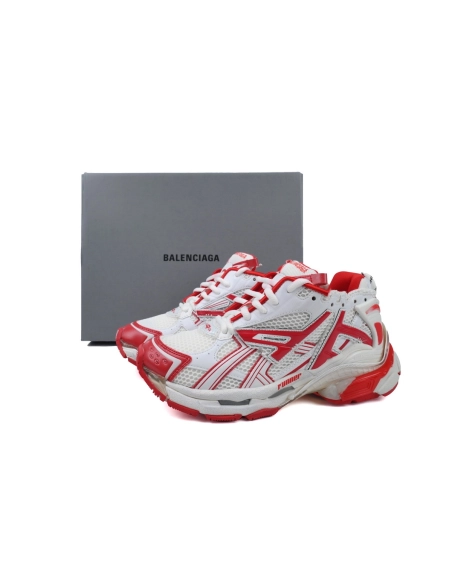 Balenciaga Runner White Red 677402W3RB29060