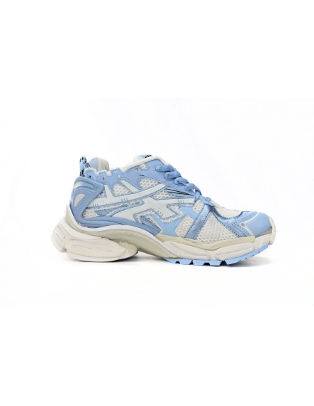 Balenciaga Runner White Light Blue 677402W3RB29744