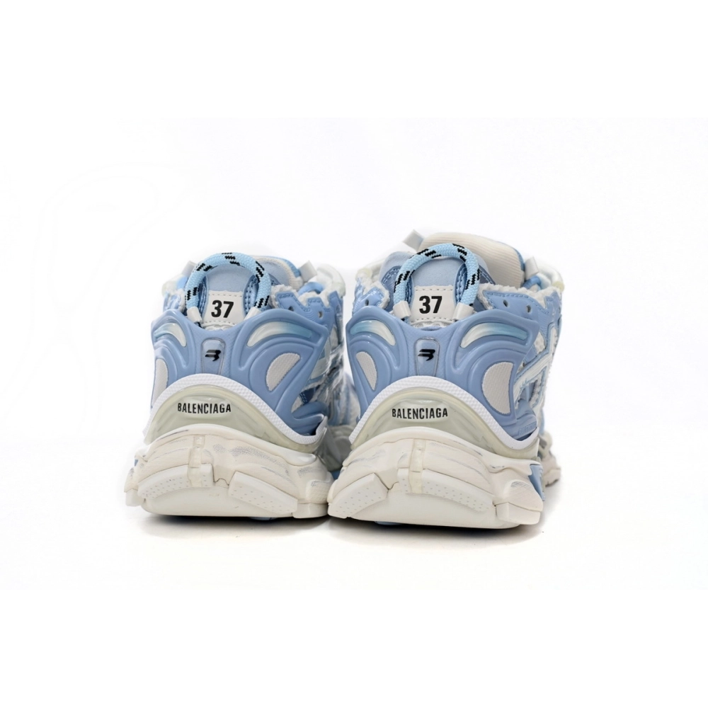 Balenciaga Runner White Light Blue 677402W3RB29744