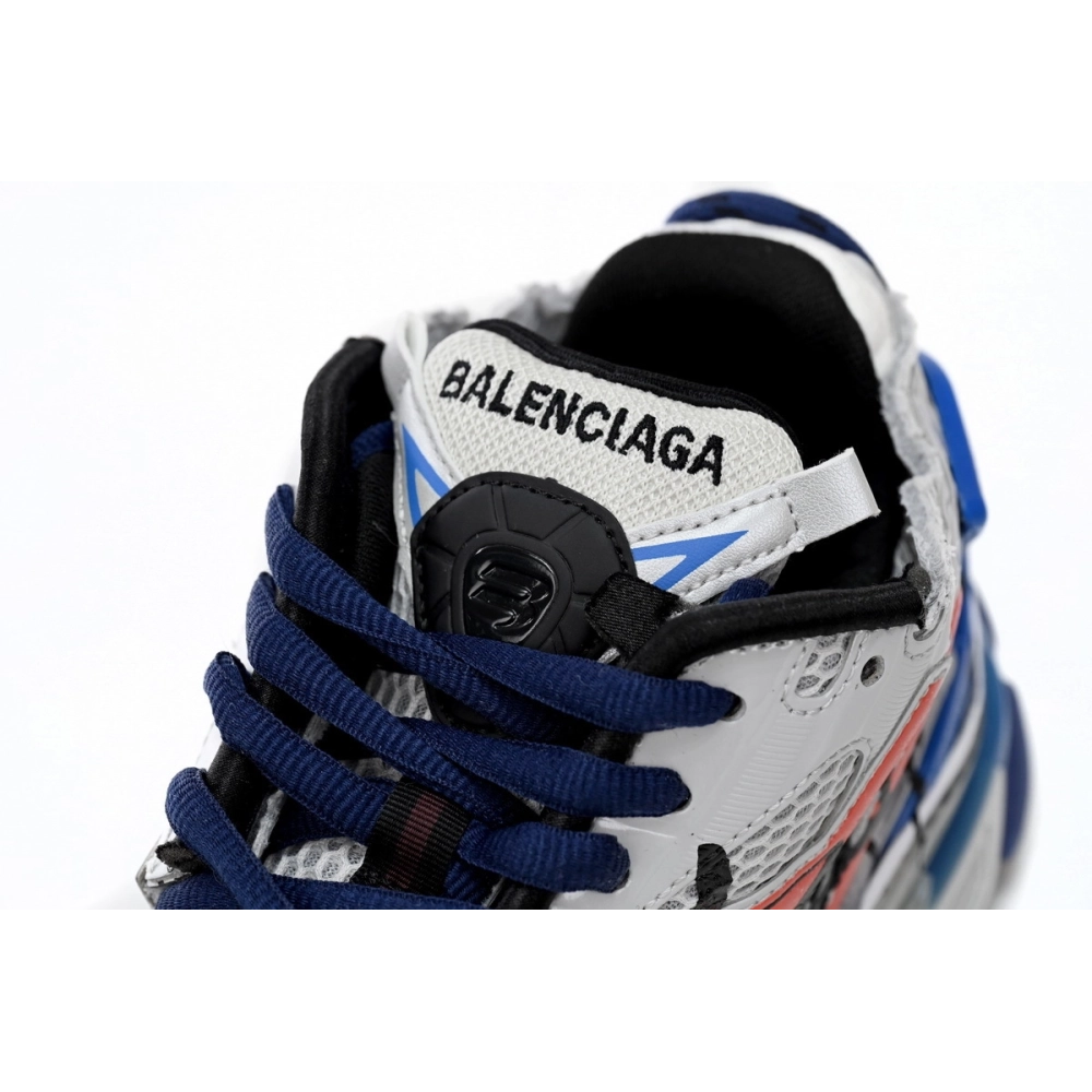Balenciaga Runner White And Blue Printing 677402W3RB61264