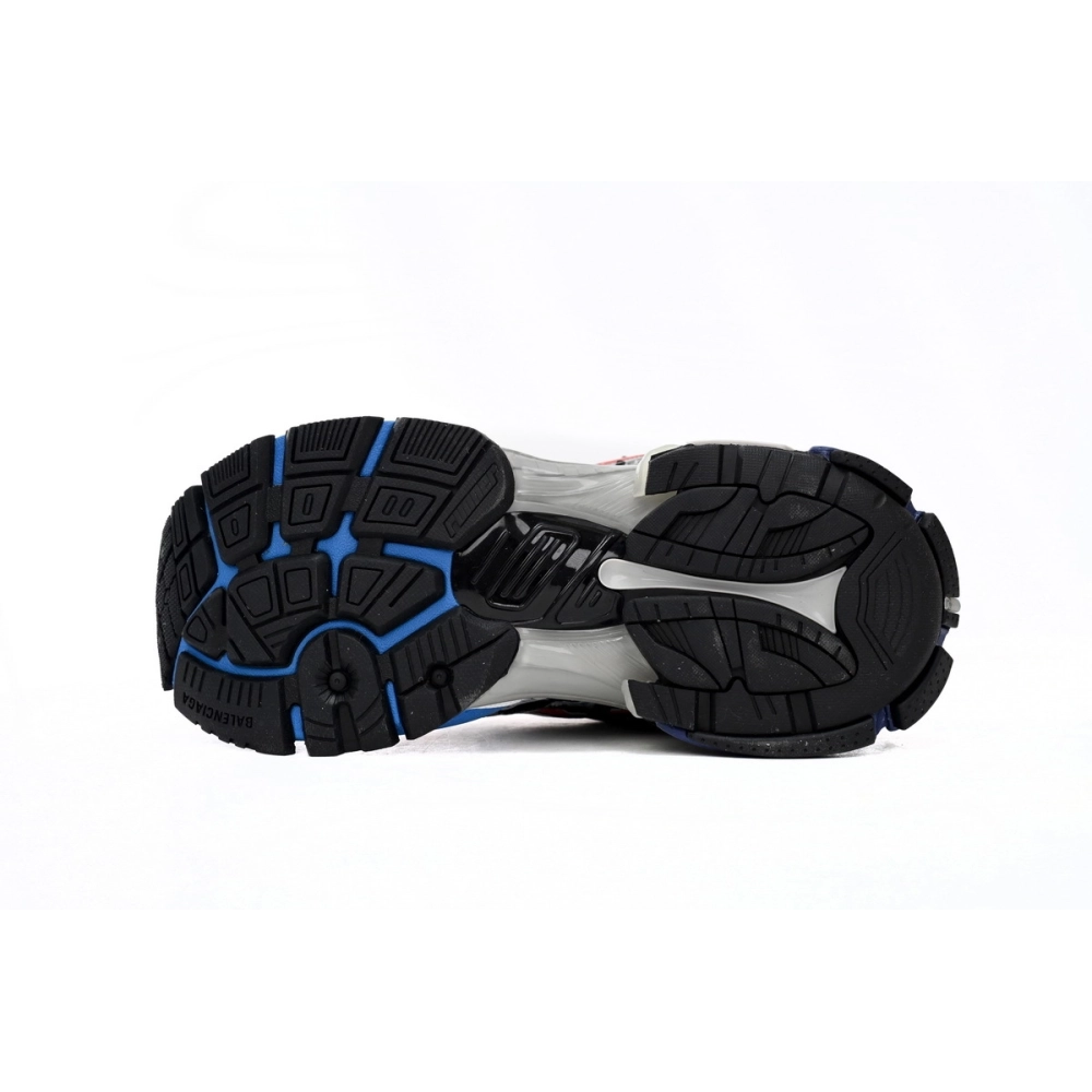 Balenciaga Runner White And Blue Printing 677402W3RB61264