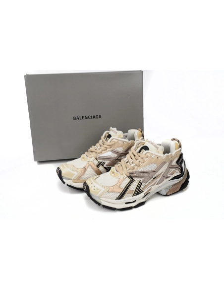 Balenciaga Runner Beige Black White 677403W3RB39891