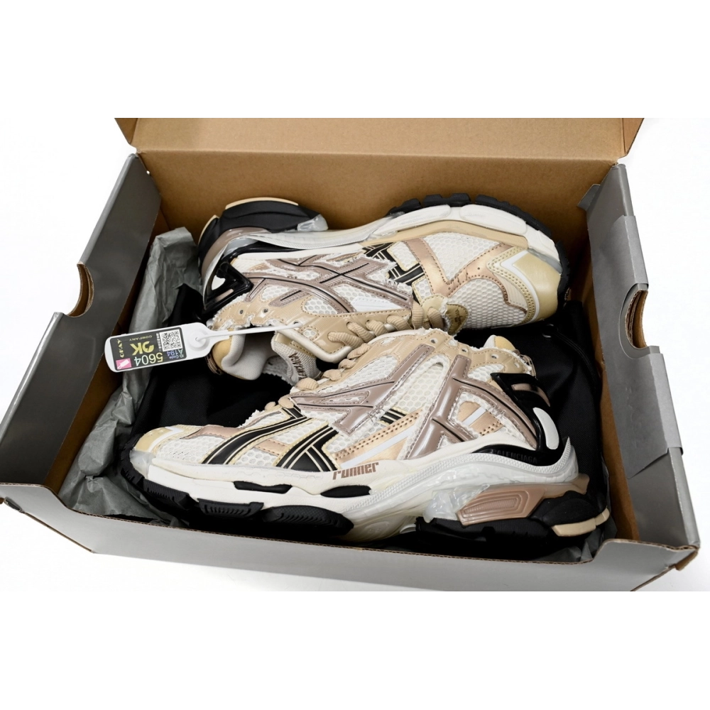 Balenciaga Runner Beige Black White 677403W3RB39891