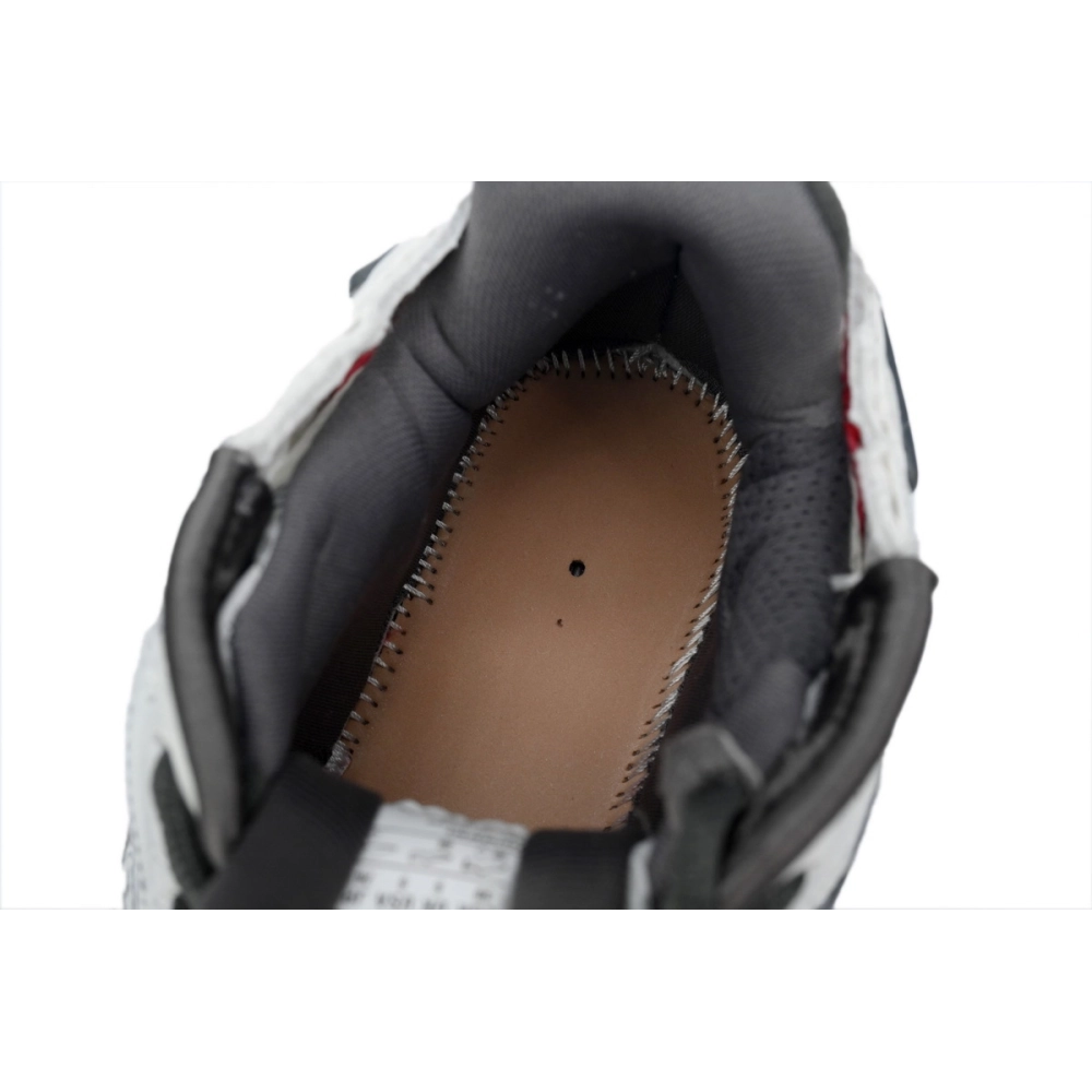 Balenciaga Runner White Black And Red 677402 W3RB2 9167