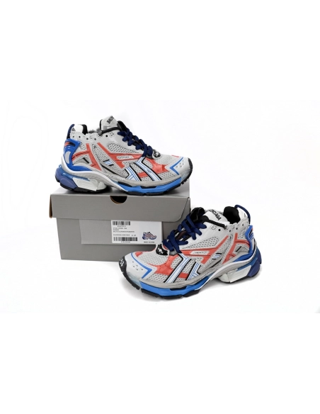Balenciaga Runner White Blue Orange 677402W3RB61264