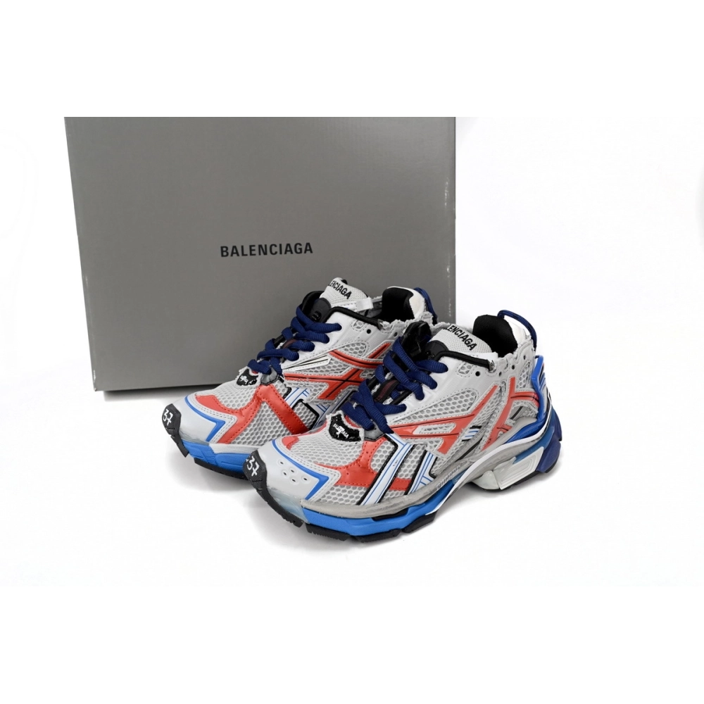 Balenciaga Runner White Blue Orange 677402W3RB61264