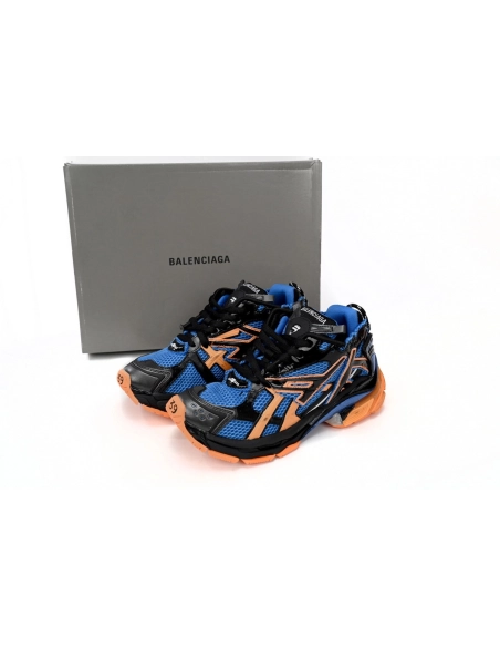 Balenciaga Runner Blue Orange Black 677403W3RB34719