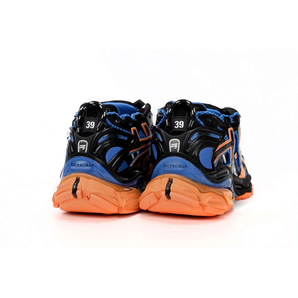 Balenciaga Runner Blue Orange Black 677403W3RB34719