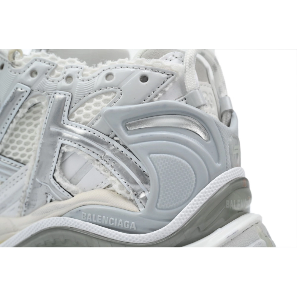 Balenciaga Runner Silvery White 677402 W3RB2 8100