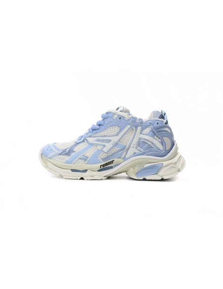 Balenciaga Runner White Light Blue 677402 W3RB2 9744