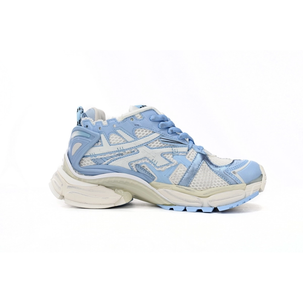 Balenciaga Runner White Light Blue 677402 W3RB2 9744