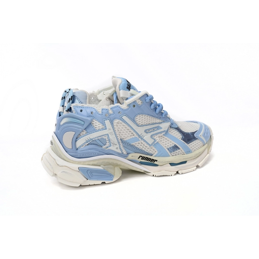 Balenciaga Runner White Light Blue 677402 W3RB2 9744