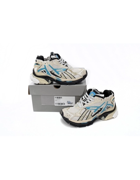 Balenciaga Runner Beige Blue 677402W5RH60312