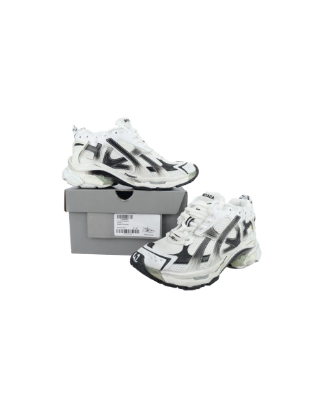 Balenciaga Runner Sneaker Gradient-White Black 772774 WRUNG 9010