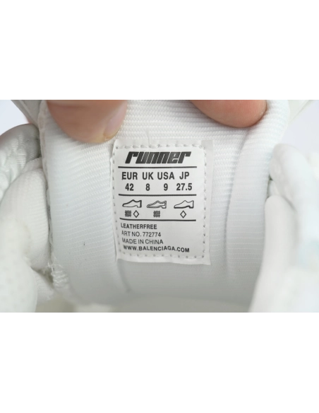 Balenciaga Runner Sneaker Gradient-White Black 772774 WRUNG 9010