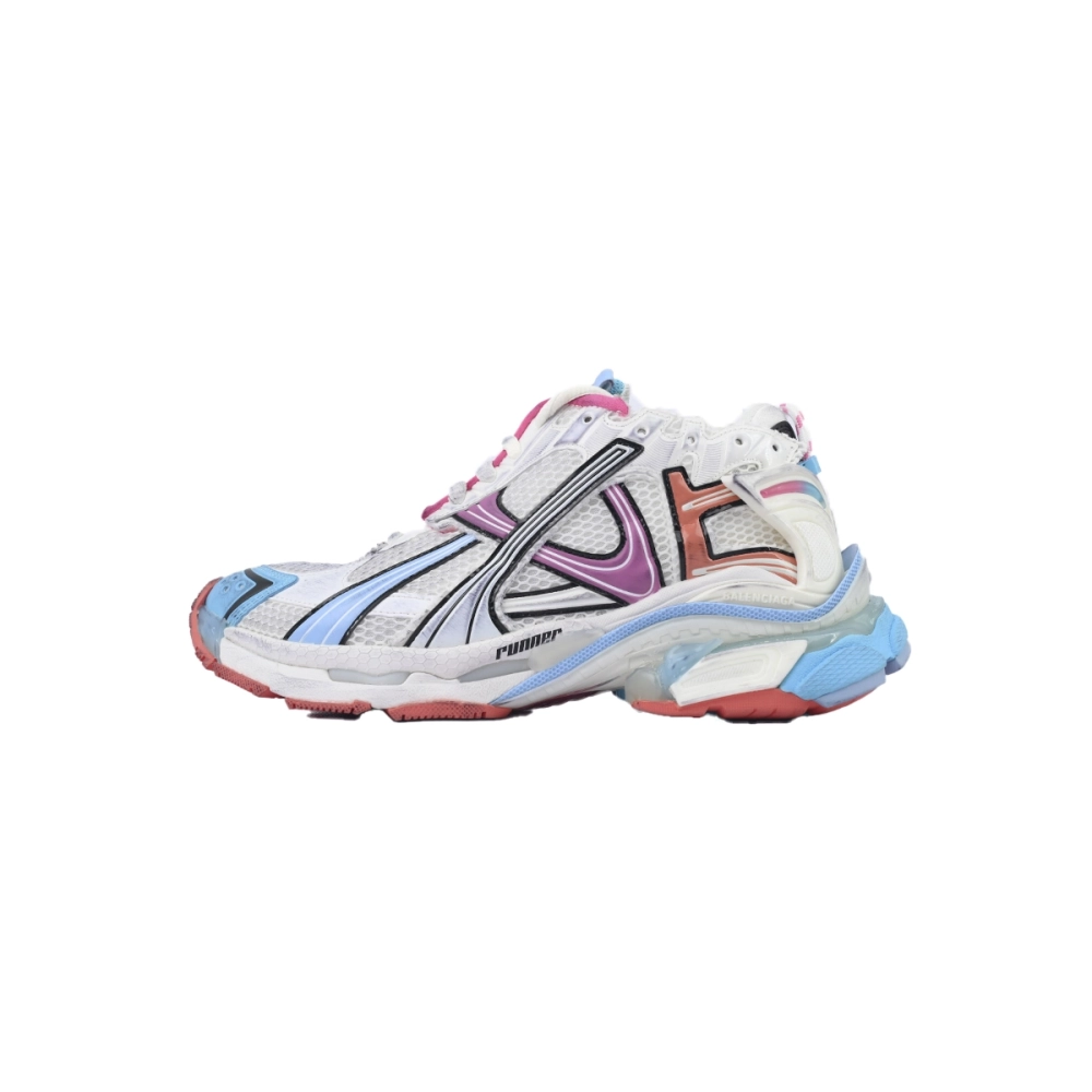 Balenciaga Runner Sneaker Grey Multi Color 772767 W3RMU 9458