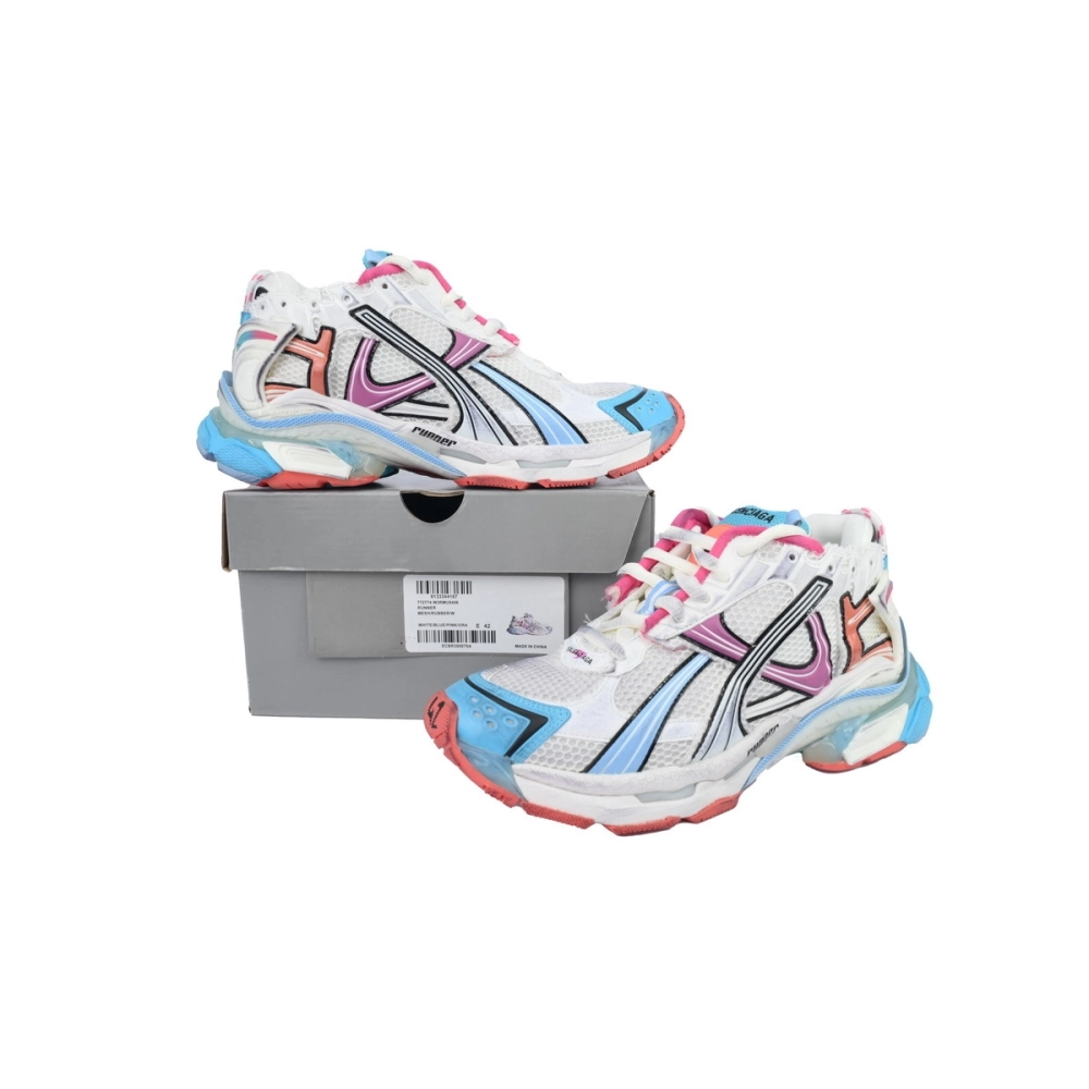 Balenciaga Runner Sneaker Grey Multi Color 772767 W3RMU 9458