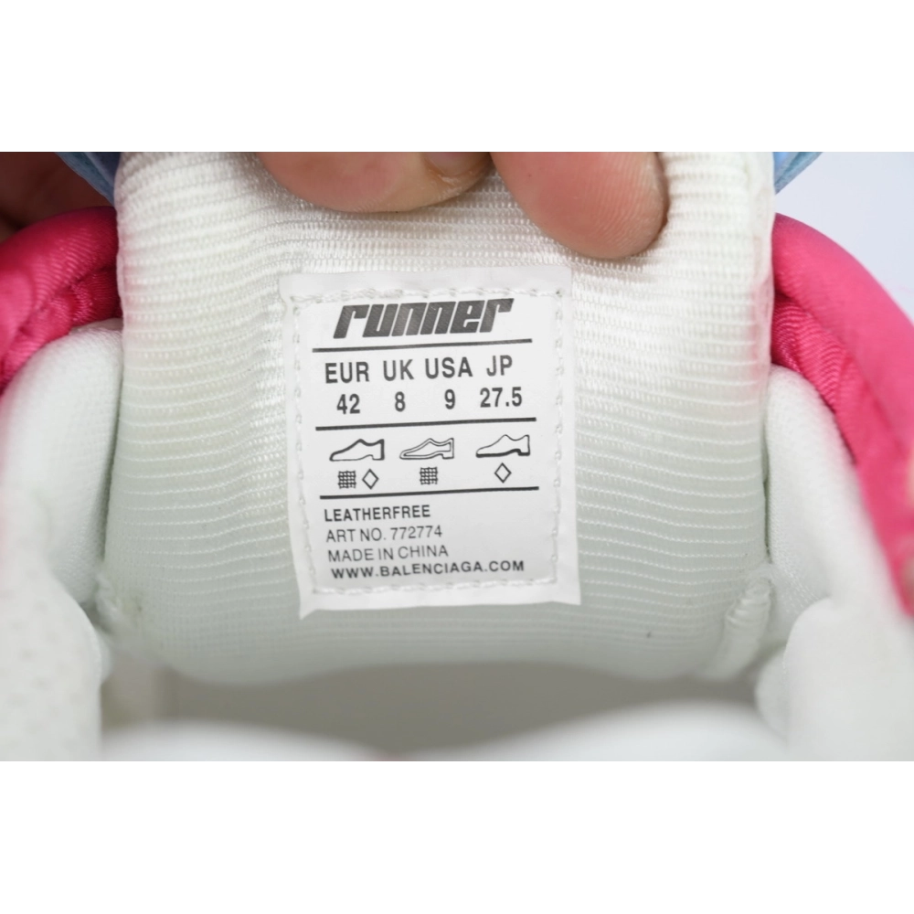Balenciaga Runner Sneaker Grey Multi Color 772767 W3RMU 9458
