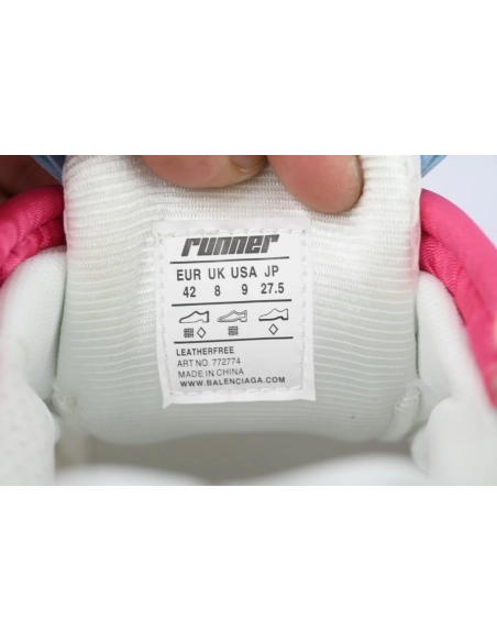 Balenciaga Runner Sneaker Grey Multi Color 772767 W3RMU 9458