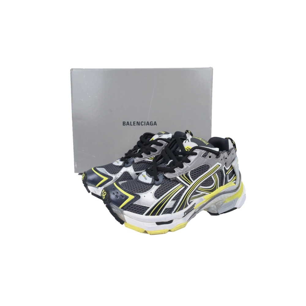 Balenciaga Runner Sneaker Grey Black Yellow 772767 W3RMU 1279