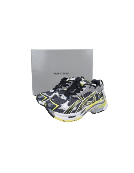 Balenciaga Runner Sneaker Grey Black Yellow 772767 W3RMU 1279