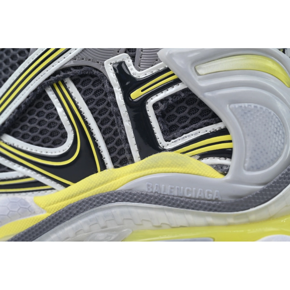 Balenciaga Runner Sneaker Grey Black Yellow 772767 W3RMU 1279