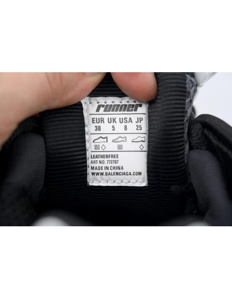 Balenciaga Runner Sneaker Grey Black Yellow 772767 W3RMU 1279