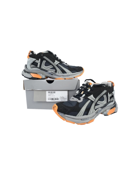 Balenciaga Runner Sneaker Black Fluo Orange 772774 W3RNY 1878