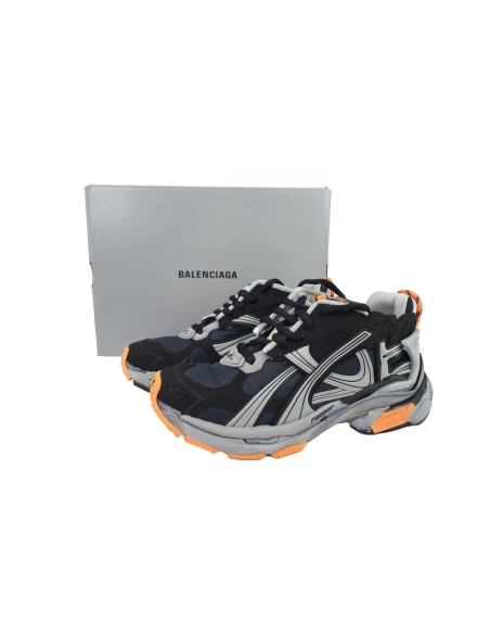 Balenciaga Runner Sneaker Black Fluo Orange 772774 W3RNY 1878