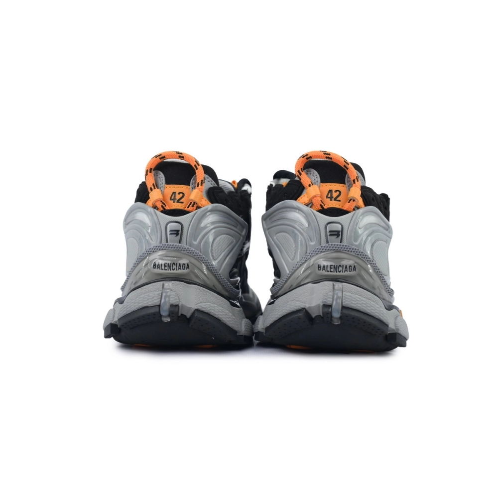 Balenciaga Runner Sneaker Black Fluo Orange 772774 W3RNY 1878