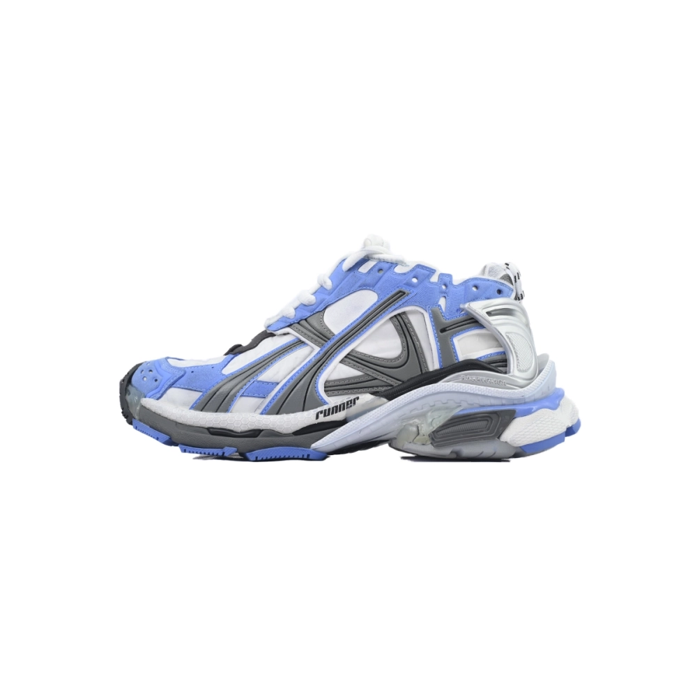 Balenciaga Runner Sneaker Worn Out Blue Grey 772774 W3RNY 4912