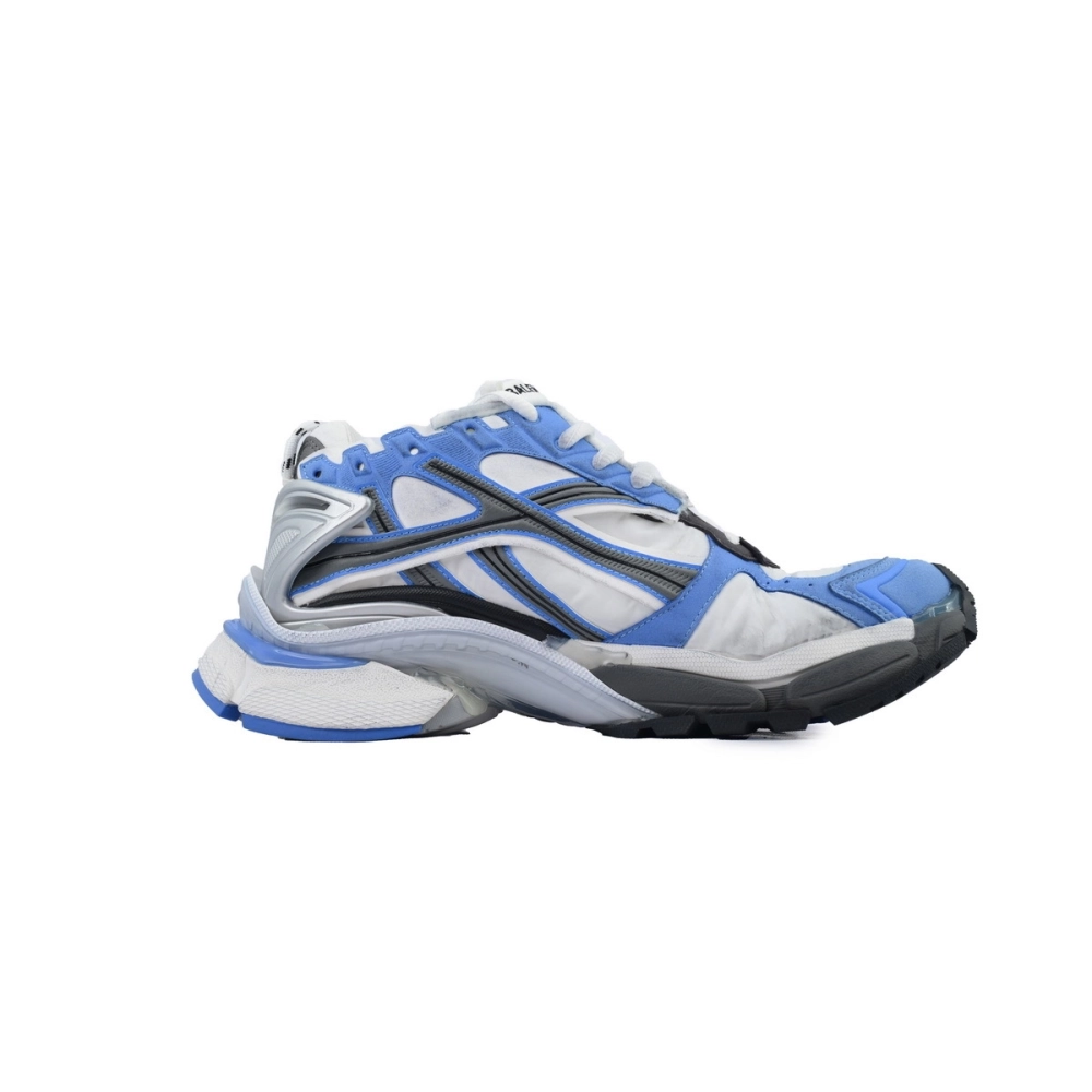 Balenciaga Runner Sneaker Worn Out Blue Grey 772774 W3RNY 4912