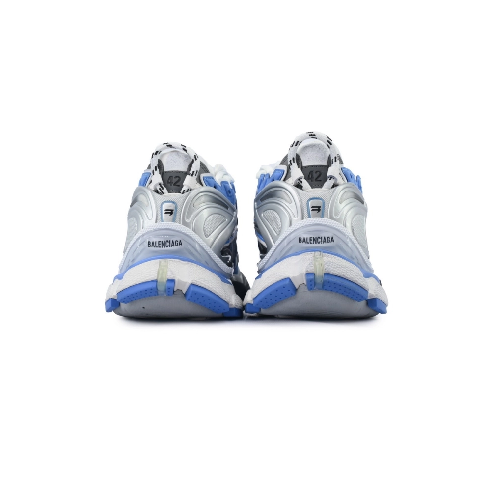 Balenciaga Runner Sneaker Worn Out Blue Grey 772774 W3RNY 4912