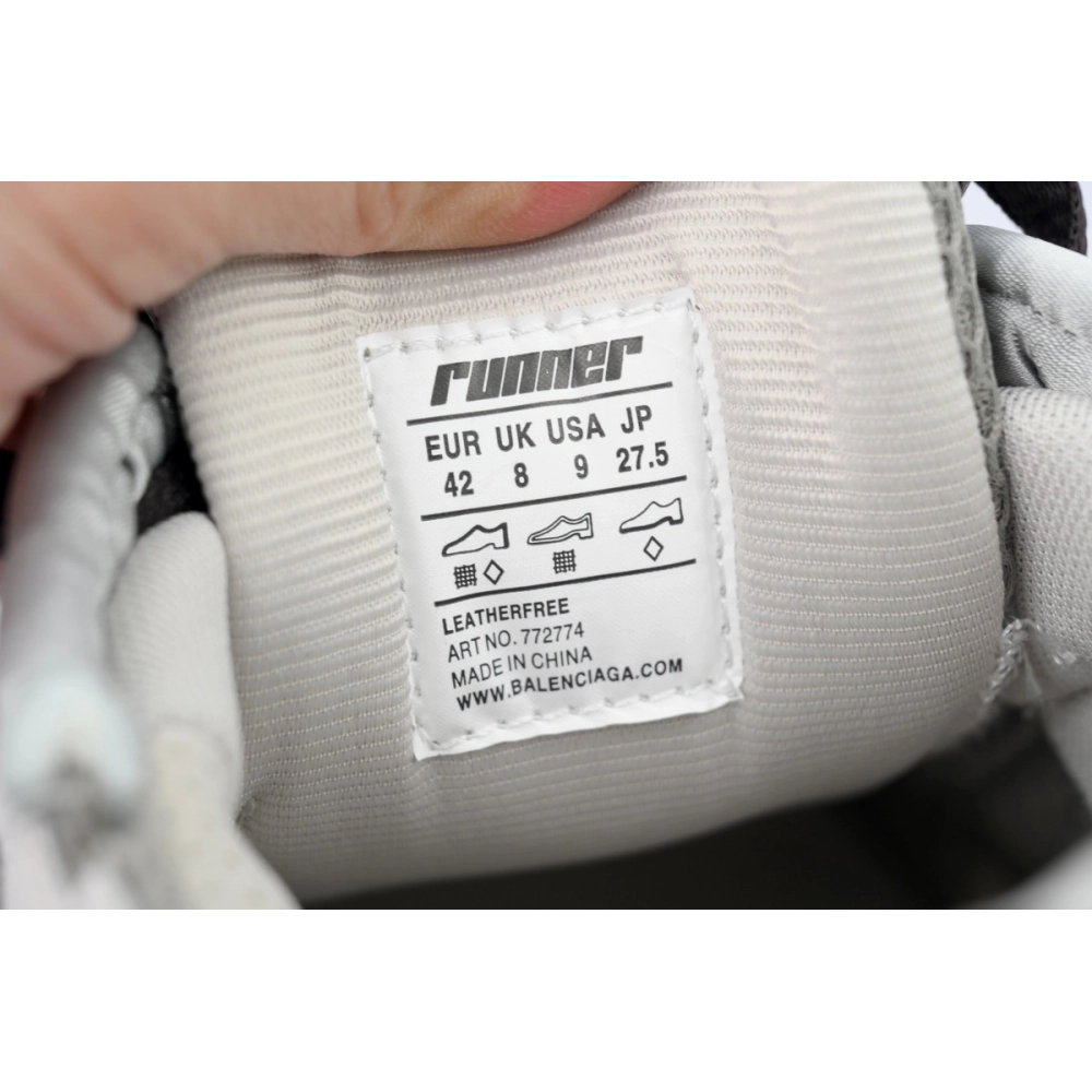 Balenciaga Runner Sneaker Grey Brown 772774 W3RMU 2000