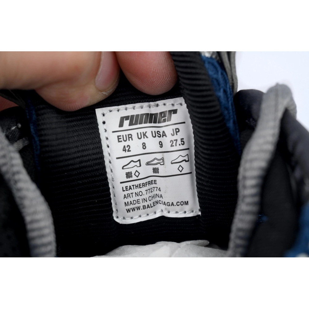 Balenciaga Runner Sneaker Gradient-Beige Navy 772774 WRUNG 2410