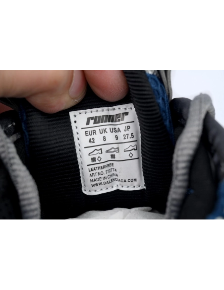 Balenciaga Runner Sneaker Gradient-Beige Navy 772774 WRUNG 2410