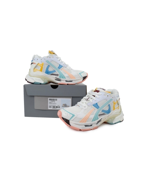 Balenciaga Runner Sneaker White Blue Yellow&39;