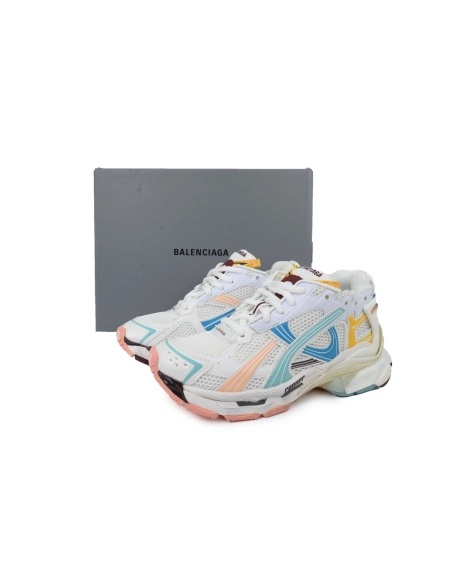Balenciaga Runner Sneaker White Blue Yellow&39;