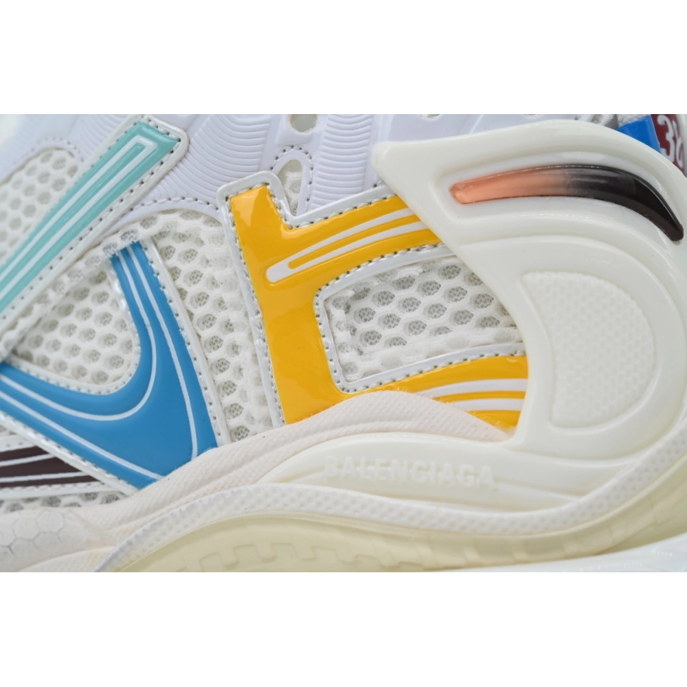Balenciaga Runner Sneaker White Blue Yellow&39;
