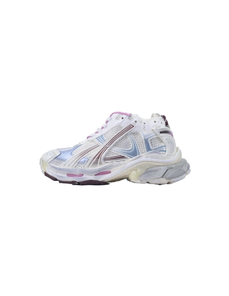 Balenciaga Runner Sneaker White Blue Pink 772767 WRUNG 3120