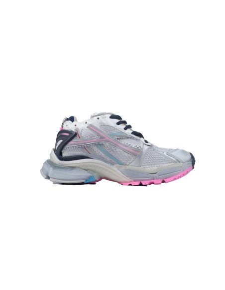 Balenciaga Runner Sneaker Grey White And Pink Black 772767 W3RNY 0322