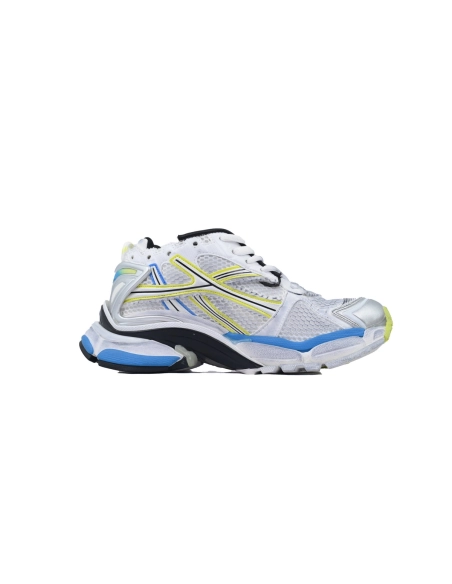 Balenciaga Runner Sneaker White Blue Yellow 772767 W3RNY 0213
