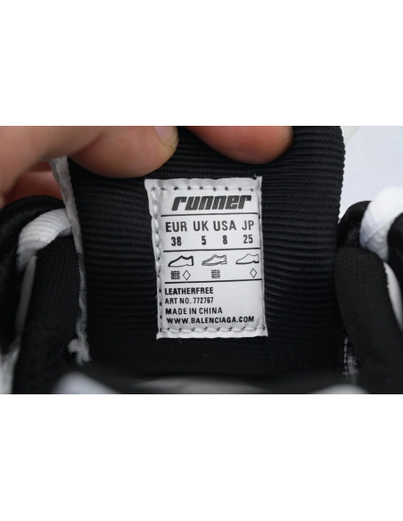 Balenciaga Runner Sneaker White Blue Yellow 772767 W3RNY 0213