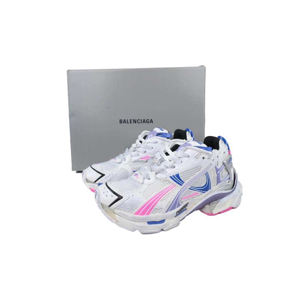 Balenciaga Runner Sneaker Purple Blue Powder 772767 W3RNY 6120