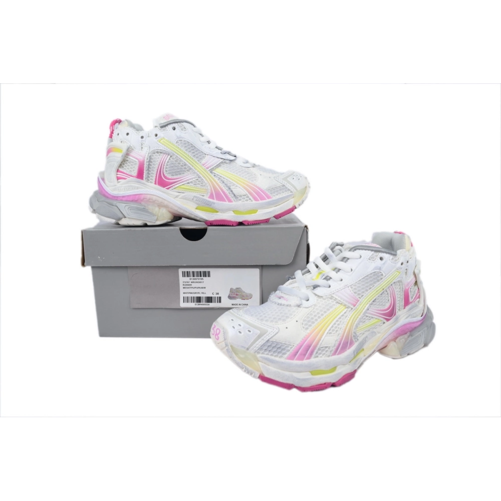 Balenciaga Runner Sneaker Gradient Yellow Powder 772767 WRUNG 9517