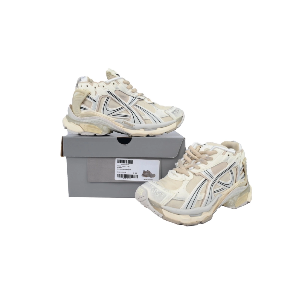 Balenciaga Runner Sneaker Beige Brown 772767 W3RNY 1205